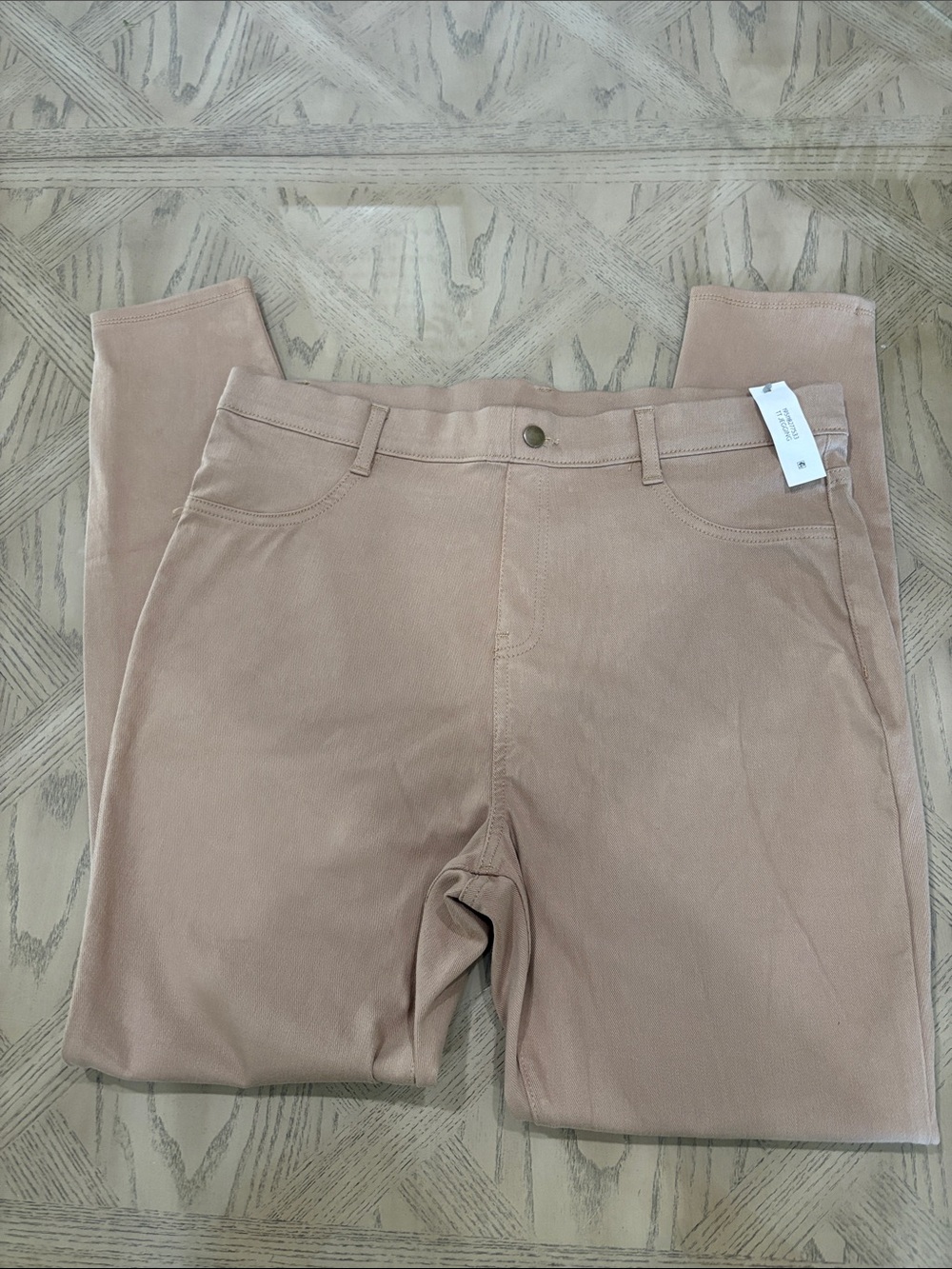 Time and Tru Women's Skinny Jeans in Tan Color